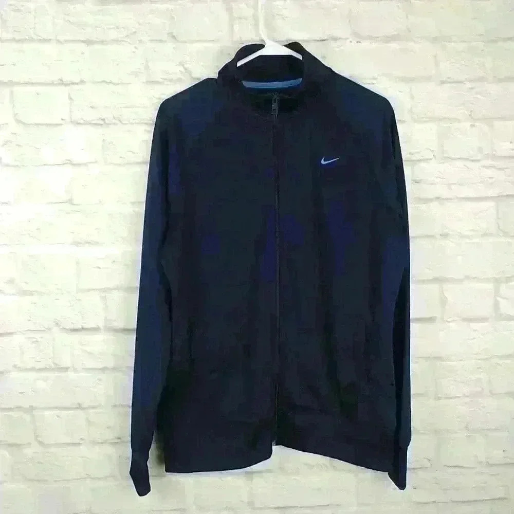 Nike Blue Zip Sweater Sz XL